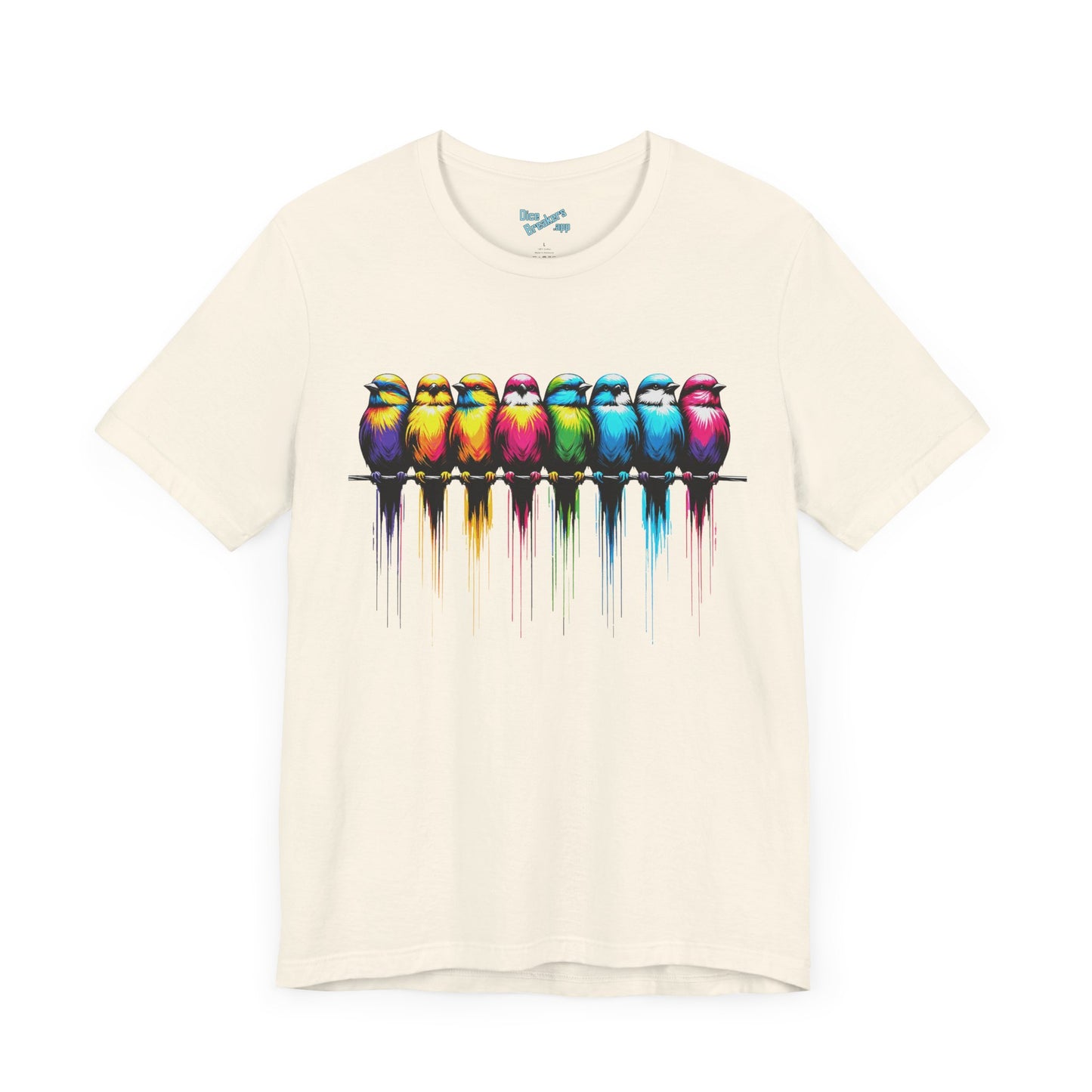 Colorful Birds on a Wire