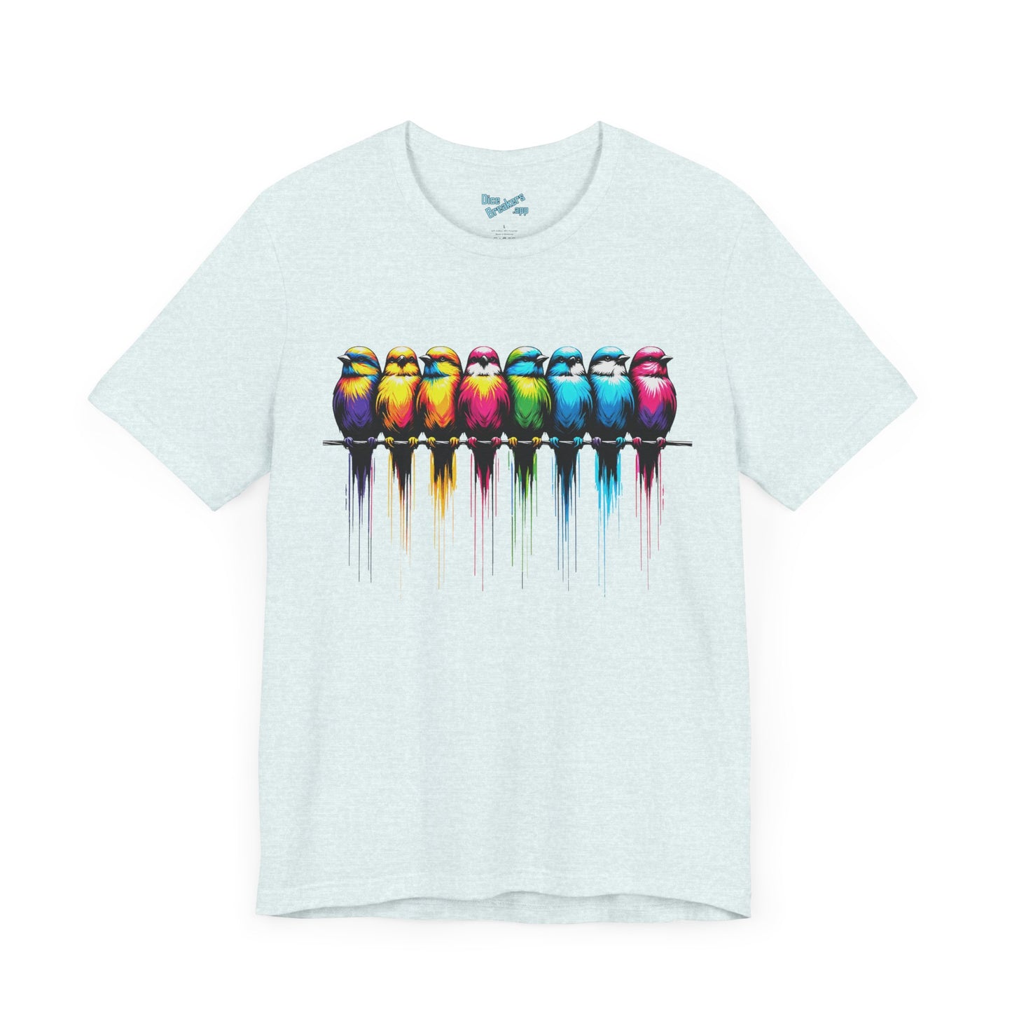 Colorful Birds on a Wire