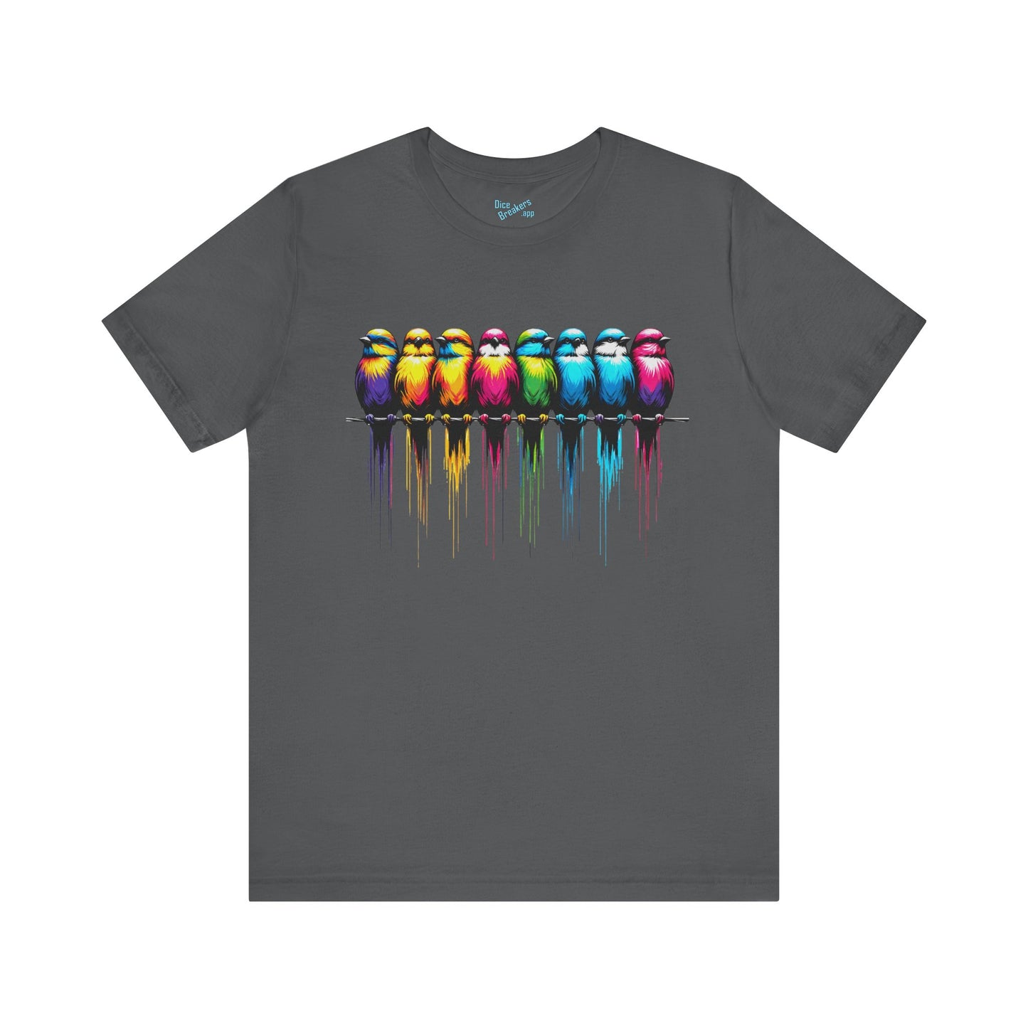Colorful Birds on a Wire