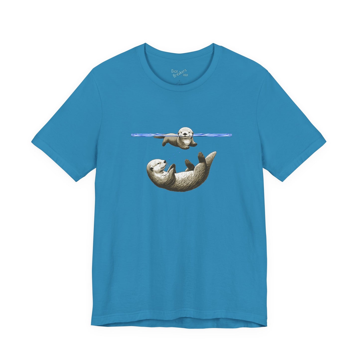 Swimming Otters