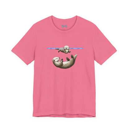 Swimming Otters