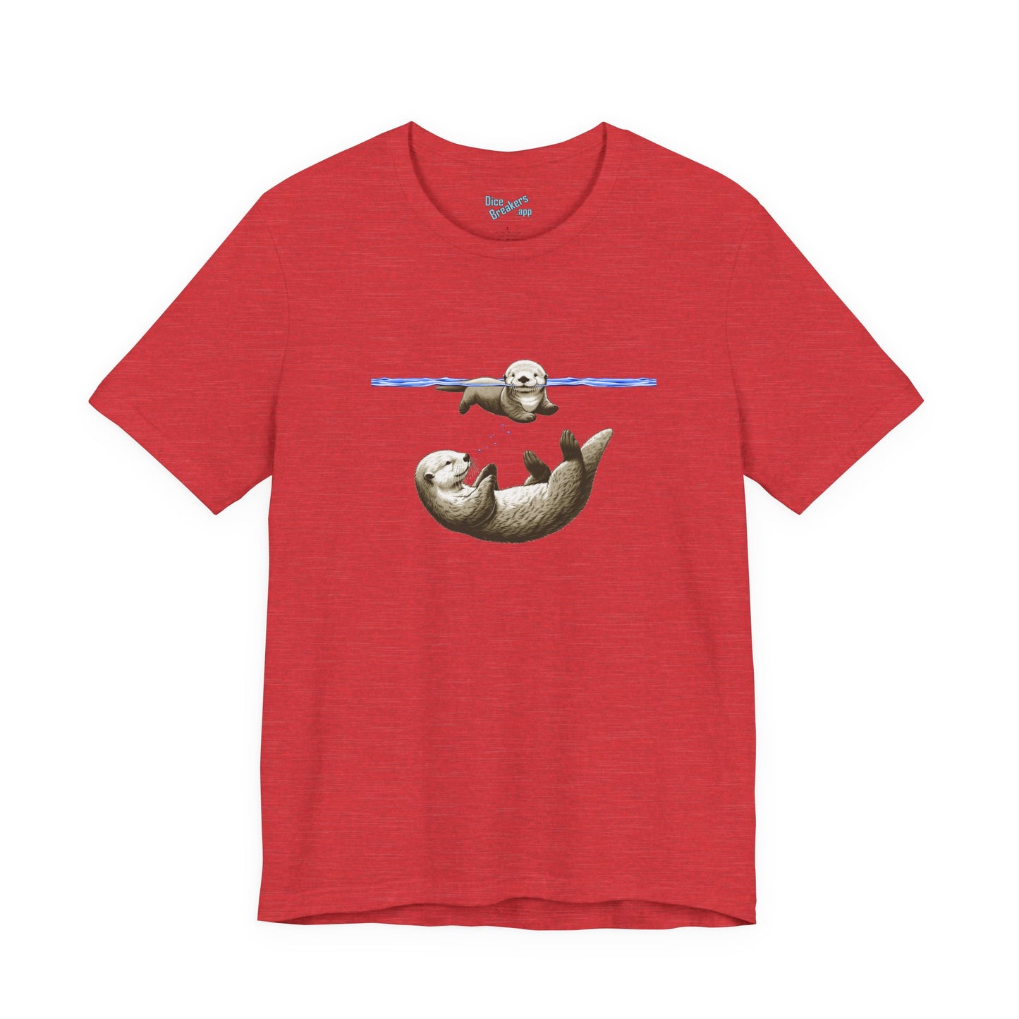 Swimming Otters