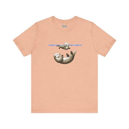 Swimming Otters